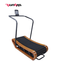 Yuncheng Venta al por Mayor Nuevo Diseño Equipo de Gimnasio para el Hogar Equipo Multifuncional Caminadora Curva de Madera sin Motor