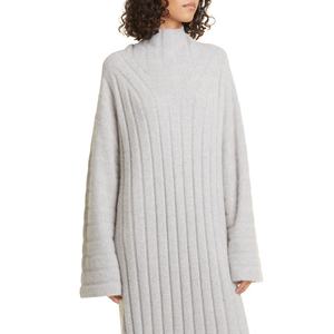 Vestido de Punto de Manga Larga con Mezcla de Lana y Pelo de Yak - Product Image 4