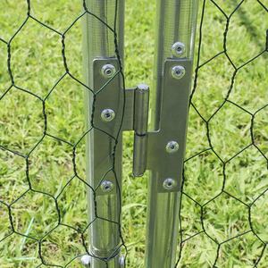 Yeni Galvaniz Çelikten Yapılmış, Girişli Tavuk Kümesi, Kümes Hayvanları Kafesi, Gölgelikli Tavuk Bahçesi, Çevre Dostu, Yüksek Verimli Hayvan Barınağı - Product Image 4