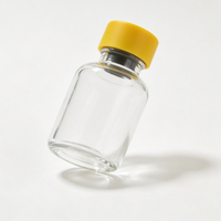 Flacons en verre transparent vides de 10 ml, 20 ml, 30 ml, logo personnalisé acceptable, contenants cosmétiques