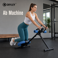 Appareil d'entraînement abdominal pliable, machine de fitness pour le gainage, équipement de gym à domicile, entraîneur d'exercices pour la taille et l'abdomen pour le remodelage corporel