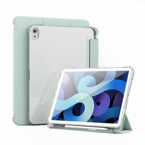 Custodie per Tablet traslucide con fondo rigido lato morbido per iPad custodia per iPad 10 per Galaxy <span class=keywords><strong>Tab</strong></span> <span class=keywords><strong>S8</strong></span> <span class=keywords><strong>Cover</strong></span> all'ingrosso di fabbrica - Product Image 1