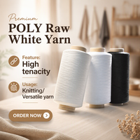 Fil DTY Cationique 100% Polyester 450D/144F