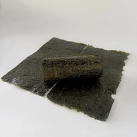 Algues Marines Séchées Croustillantes Directes de l'Usine, Délicieuses Algues Nori Grillées Vert Foncé en Sachet