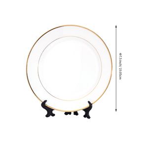 Plato de Cerámica Blanco <span class=keywords><strong>para</strong></span> Sublimación de 7.5 Pulgadas al por Mayor, Vajilla Personalizada <span class=keywords><strong>para</strong></span> Hotel, Restaurante, Día de la Madre, Escuela, Aniversario - Product Image 4