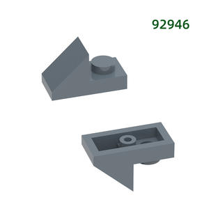 Petits blocs de construction granulaires domestiques compatibles avec les pièces d'assemblage 92946, inclinés 1 trou, pièces de jouets Chenghai en gros - Product Image 1