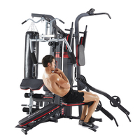 Appareil de Musculation Multifonctionnel à 4 Postes pour la Maison