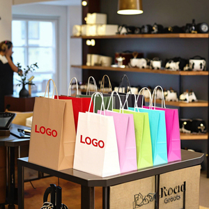 Sacchetto di Carta Kraft Riciclata con Logo Personalizzato e Manico in Corda di Cotone a Prezzo di Fabbrica per Scarpe, Abbigliamento, Intimo, Ottimo Regalo - Product Image 2