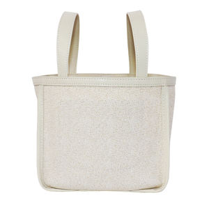 Sac fourre-tout écologique SENDA Simple Vintage pour femme, fermeture ouverte, deux poignées, bandoulière amovible, capacité 1-1,9 L pour diverses utilisations - Product Image 3