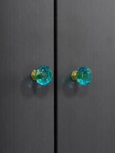 Poignée transparente en cristal pour porte <span class=keywords><strong>de</strong></span> placard, tiroir, poignée <span class=keywords><strong>de</strong></span> porte <span class=keywords><strong>de</strong></span> meuble, poignée en acrylique, boutons symétriques, barres <span class=keywords><strong>de</strong></span> traction - Product Image 6