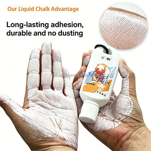 Craie liquide en gros d'usine, logo personnalisé, pour l'<span class=keywords><strong>escalade</strong></span> sportive et l'haltérophilie, craie liquide blanche 250ml 50ml, craie liquide pour la gym - Product Image 3