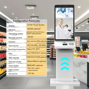 Thanh toán tự động Máy Thiết bị đầu cuối tùy chỉnh bệnh viện thanh toán kiốt Android đ<span class=keywords><strong>a</strong></span> chức năng tự dịch vụ hó<span class=keywords><strong>a</strong></span> đơn thanh toán kiốt - Product Image 6