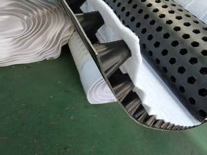 HDPEプラスチック製ディンプル防水基礎排水板（ジオテキスタイル付き） - Product Image 5