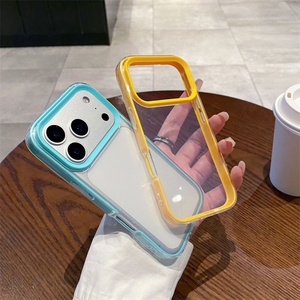 เคสโทรศัพท์แบบกำหนดเอง 3 in 1 สีลูกกวาด TPU PC สำหรับ iPhone 17 Air 16 15 14 13 12 11 Pro Max X XS XR 7 8 Plus - Product Image 2