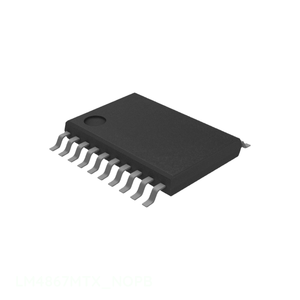Compre componentes electrónicos en línea Chip 20 TSSOP (0.173 "4,40mm de ancho) LM4867MTX/NOPB En stock - Product Image 1