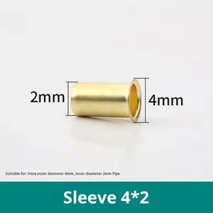 לחץ גבוה ניילון צינור ריסוק עם נחושת אניה לילית pt meson עין חלול שריינר צינור אניה הליבה - Product Image 3