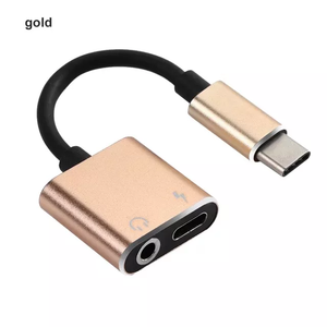 Doonjiey สายชาร์จ2 In 1 USB Type C เป็นแจ็คหูฟัง<span class=keywords><strong>3.5</strong></span>ถึง Usb3.1มม.,ตัวแยกสายหูฟังแบบ2 In 1อะแดปเตอร์<span class=keywords><strong>3.5</strong></span>มม. - Product Image 4