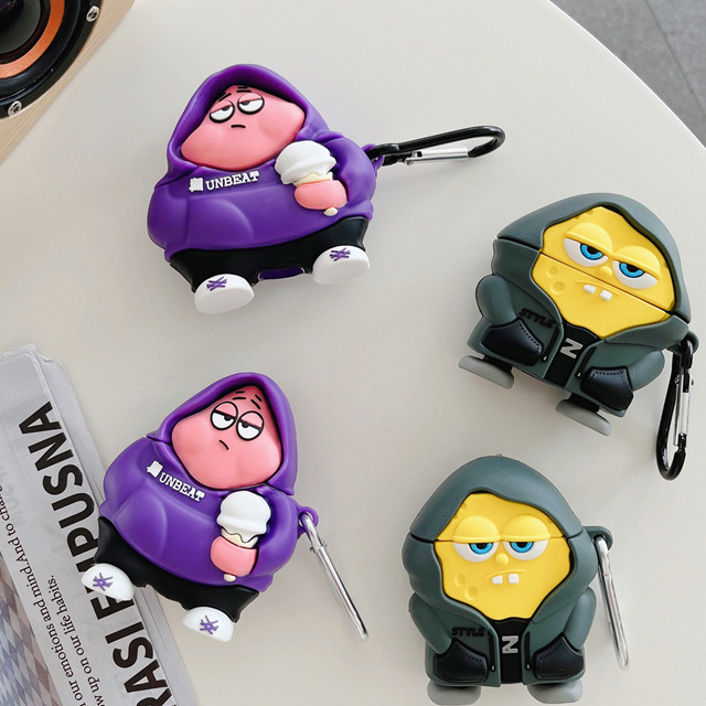 Custodia In Silicone Carina A Cartone Animato Per AirPods 1 2 3 4 E Pro 2 – Morbida E Colorata