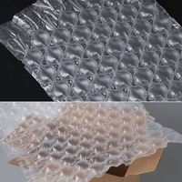 Film à bulles d'air co-extrudé PE à trois couches, forte rétention d'air, gonflable, étanche, gain de place, pour expédition maritime, anti-choc
