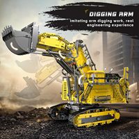 Yeni Neavy ABS Plastik Kamyonlar Mobil Uygulama 2.4G Kontrollü DIY Montaj 4767 Parça Tuğla 1:20 Ölçekli Yapı Taşları Setleri 14 Yaş ve Üzeri İçin