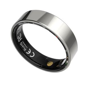 Health ECG Smart Ring Sleep Heart Rate Blood Oxygen Motion IP68 5ATM Waterproof <b>for</b> Men Women Sport Outdoors Fitness Tracker - Product Image 5