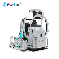 FuninVR Parque Venta caliente 7D 9d cine Vr de rotación de 360 grados de la realidad Virtual