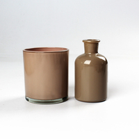 Support de bougie chauffe-plat en verre de luxe 7oz, pot à bougie vide, diffuseur d'arômes avec impression de logo, réutilisable et de haute qualité