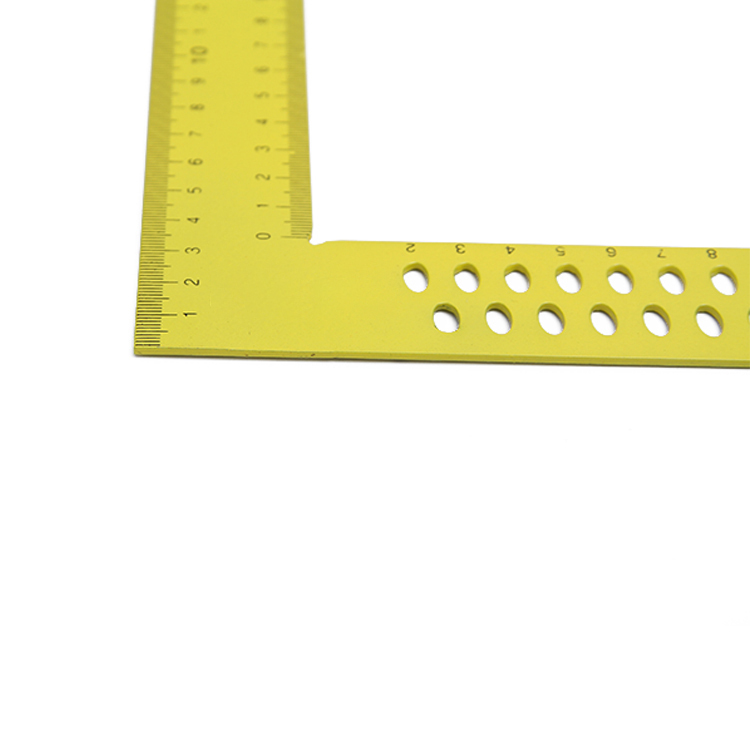 Haute Précision A3 Acier 300mm Multifonctions Outil de Mesure L Règle Carrée D'angle