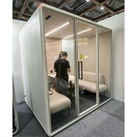 Réduction du bruit absorption acoustique salle de travail réunion cabine vocale insonorisée cabine de studio d'enregistrement