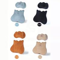 Coussin de soutien lombaire ergonomique orthopédique en mousse à mémoire de forme, tissu tricoté, amovible, lavable, antibactérien pour le bureau
