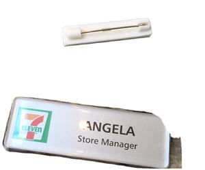 Aluminum Reusable <strong>Name</strong> <strong>Tags</strong> With Pin - Product Image 4