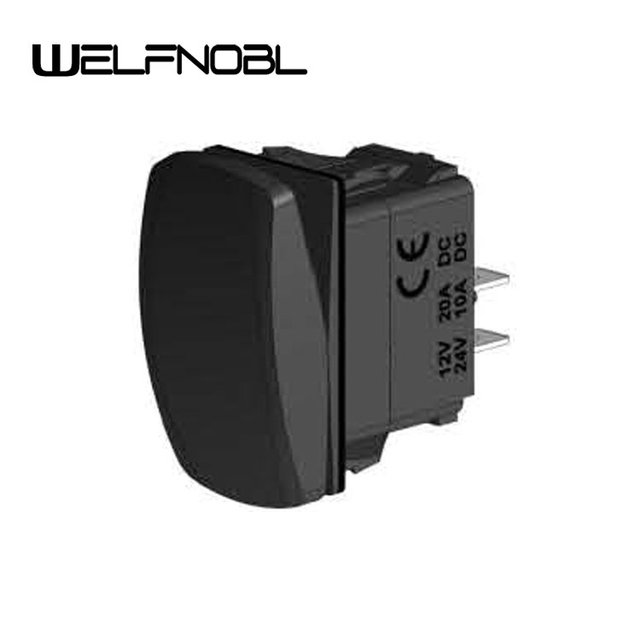 Automotive DPST ON-OFF 4P Marine Boat Auto Car Carling Panel Waterproof 5 Gang Marine Rocker Switch