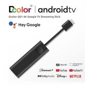 Boîtier TV Android Dcolor 2026 4K UHD Amlogic Quad Core WiFi BT Lecteur Multimédia Intelligent - Product Image 2