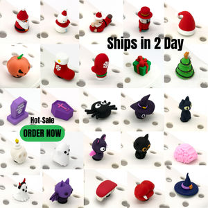 แฟชั่นใหม่3D พีวีซีบอลลูนรูปสุนัขอีโมติคอนน่ารักใช้ในการขนส่งรองเท้าสีสันสดใสสวยงามออกแบบได้ตามต้องการคริสต์มาสฮาโลวีนประดับรองเท้า - Product Image 5