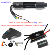 Kit Jetsurf Électrique Maytech 12KW, Pompe à Jet d'Eau Électrique avec Kit Télécommande ESC Étanche pour JetSki Électrique, Jet Kayak, Jetboard