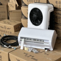Refroidisseur de cabine de camion robuste 12v 24v DC système de refroidissement d'air de climatisation de stationnement électrique