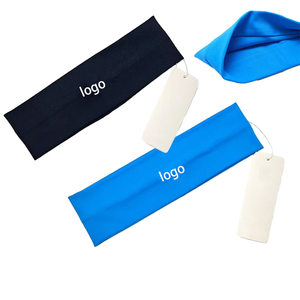 Diadema Deportiva Unisex de Nailon de Color Sólido con Logotipo Personalizado, Diadema Elástica de Doble Cara, <span class=keywords><strong>Accesorios</strong></span> de Yoga para <span class=keywords><strong>Mujer</strong></span> - Product Image 1