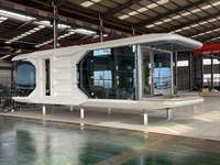 Capsule spatiale préfabriquée en conteneur, design moderne, détachable, intelligent et mobile, hôtel personnalisé, capsule spatiale anti-humidité