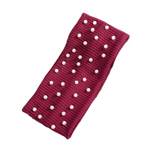 Nouveau fileté coton ongles perle croix bande de cheveux couleur unie lavage visage pression cheveux bandeaux sport groupé cheveux coiffures - Product Image 3