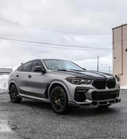 Pièce Automobile en Fibre de Carbone pour BMW X6 G06 : Kit Carrosserie Design LART E Amélioré, Incluant Lèvre Avant, Diffuseur Arrière, Jupes Latérales, Calandre, Becquet et Capot