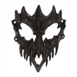 Máscara de PVC de <span class=keywords><strong>Halloween</strong></span>, Anime, Terror, Media Cara Sangrante, Disfraz de Cosplay, <span class=keywords><strong>Hombre</strong></span> Perro, <span class=keywords><strong>Lobo</strong></span>, Fiesta Nocturna, Garra, Tigre del Cielo - Product Image 3