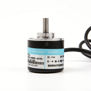 Encoder Rotatorio Mecánico Fotoeléctrico Incremental de 600 Pulsos, DC5-24V AB Bifásico 600Ppr ND077, Eje de 38mm 6x13mm - Product Image 3