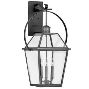 Casa colonica nera <span class=keywords><strong>parete</strong></span> esterna lanterne impermeabili giardino luce Ip65 <span class=keywords><strong>Vintage</strong></span> lampade <span class=keywords><strong>da</strong></span> <span class=keywords><strong>parete</strong></span> per esterni per muro strada cortile - Product Image 4