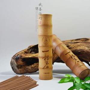 Bamboo Incense Tubes Round Natural Bamboo Handmade Gift Packaging For Incense Sticks - Product Image 1