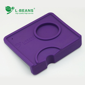 แผ่นรองกันลื่นสำหรับชงกาแฟ L-Beans Coffee Mat สีพื้น สำหรับทำกาแฟ - Product Image 2