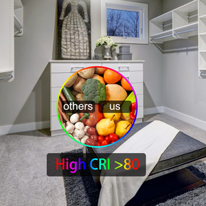 Worbest 12/16inch có thể thu vào LED Vanity ánh sáng TRIAC Dimmable 10%-100% cao <span class=keywords><strong>CRI</strong></span> 3cct có thể thay đổi ETL giấy chứng nhận - Product Image 4