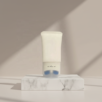 Tube en plastique PE personnalisé de 100 ml et 150 ml pour crème cosmétique, avec double applicateur à bille massant pour soins corporels