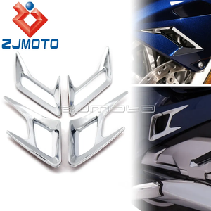 ABS moto Boby carénage Chrome miroir interrupteur garniture Accent garde-boue pointe accessoires pour <span class=keywords><strong>Honda</strong></span> <span class=keywords><strong>Goldwing</strong></span> GL1800 F6B 2018-2021 - Product Image 6