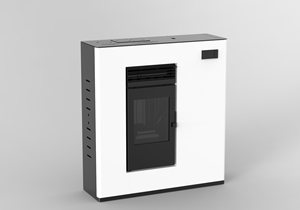 Poêle à granulés <span class=keywords><strong>de</strong></span> <span class=keywords><strong>bois</strong></span> gainé 12kw chauffage à air avec ventilation soufflante - Product Image 3