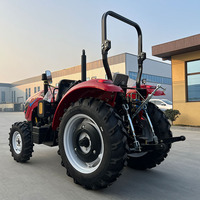 Tracteur Agricole Minière 4x4 50 CV EPA de Chine avec Chargeur Frontal et Rétrocaveuse, Tracteur de Pelouse Petit Modèle Camion Kubota